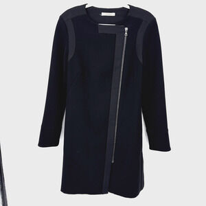 J Brand Coat Sz 6 Sleek Corpcore Basic‎ Minimalist Timeless Capsule Quiet Luxury